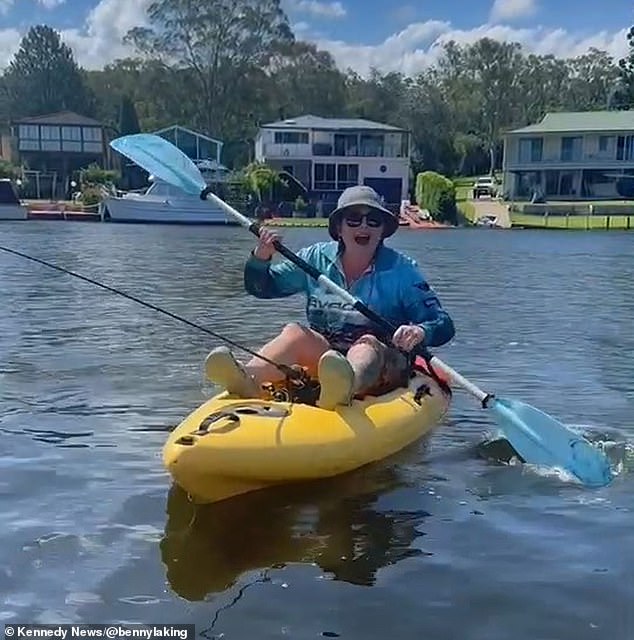 A 'Kayaking Karen' was filmed yelling at a father-daughter duo as they boated along Dora Creek, New South Wales, Australia.