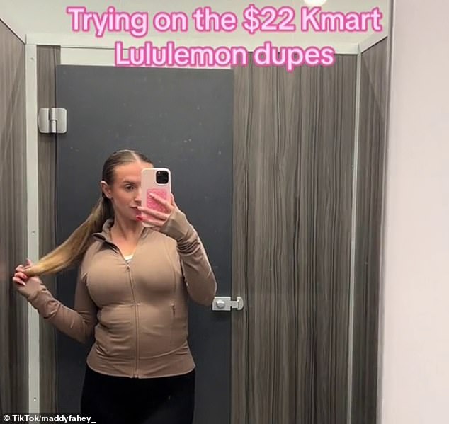 A young shopaholic has revealed where to get 'Lululemon dupes' for just $22, describing the threads as soccer-mom chic