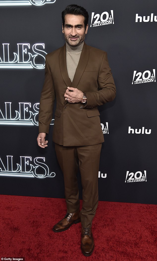 Kumail Nanjiani, 46, is the newest cast member to join the fourth season of Only Murders in the Building (pictured in West Hollywood, CA, November 2022).