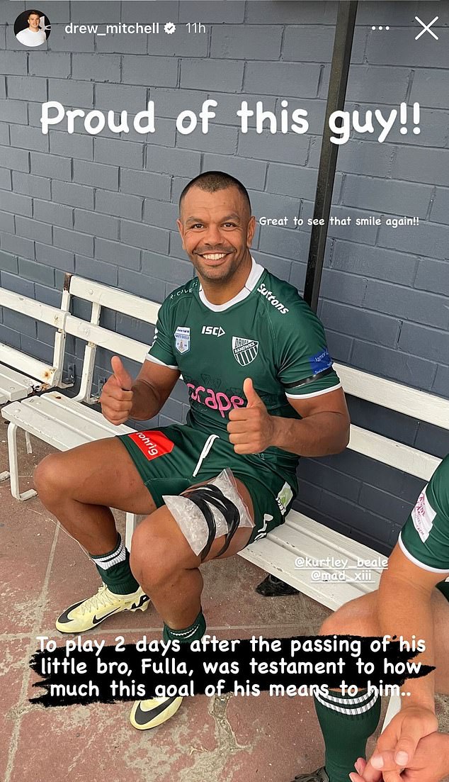 Kurtley Beale returned to rugby on Saturday following his sexual assault trial
