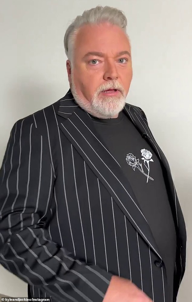 Kyle Sandilands (pictured) has jumped to the defense of Holly Valance after the former Neighbors star accused Australia of being too 'woke'