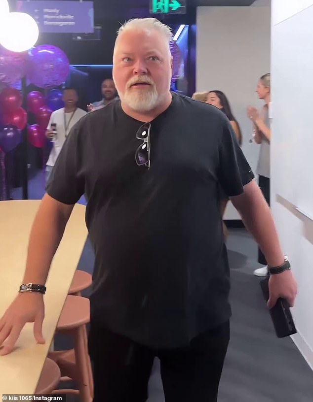 Kyle Sandilands (pictured) stormed out of the KIIS FM studio on Thursday and did not return