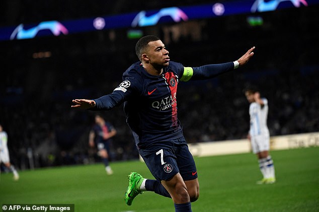 Kylian Mbappe appeared to break the deadlock with his ferocious opening goal for PSG on Tuesday night.