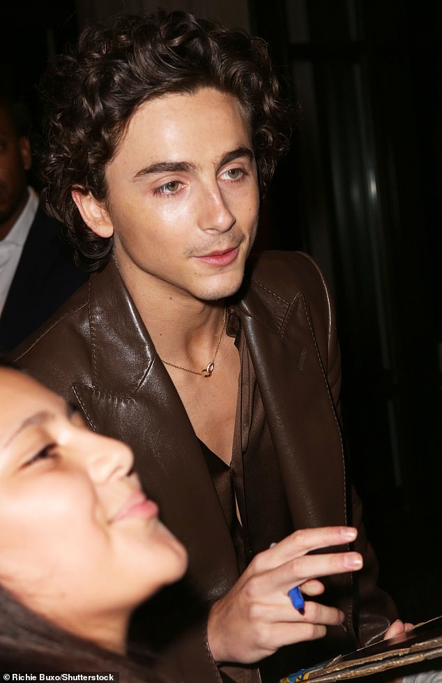 Timothee - wearing a necklace similar to Kylie's bracelet - reportedly struggled with the 'attention he got with Kylie' after their Golden Globes kiss