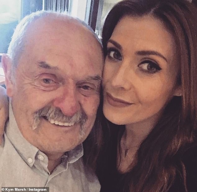 It comes after Kym last week hosted a family gathering on Sunday as she celebrated her late father's 79th birthday.