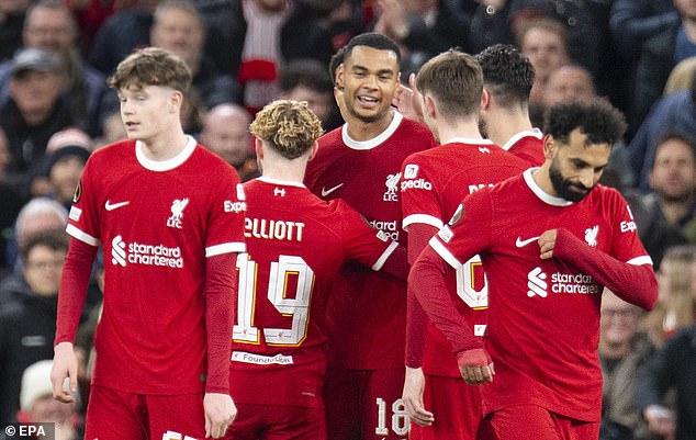 Liverpool put Sparta Prague to the sword in a ruthless 6-1 victory at Anfield on Thursday.
