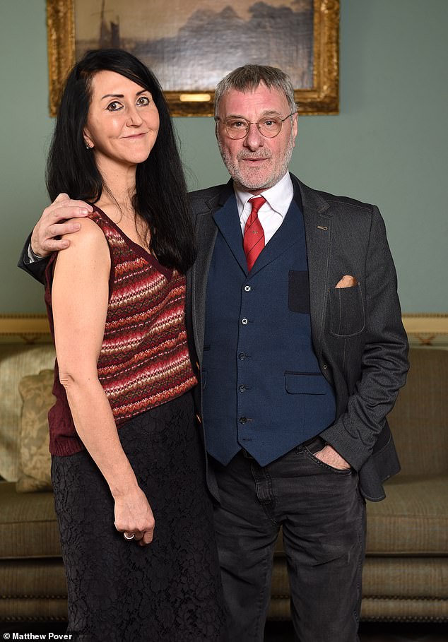 Liz Jones' brother Nick was guitarist in rock band Cockney Rebel with Steve Harley (pictured above with Liz), who died on Sunday aged 73.