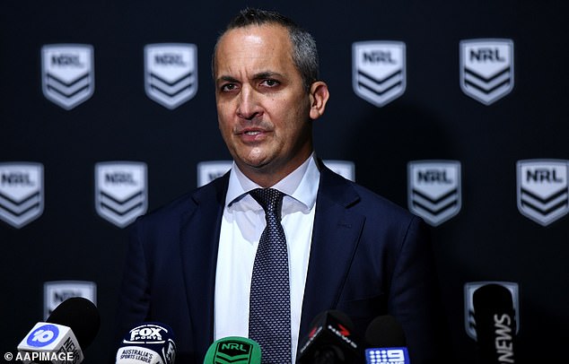 NRL CEO Andrew Abdo said it was important players were authentic - but they should also be respectful