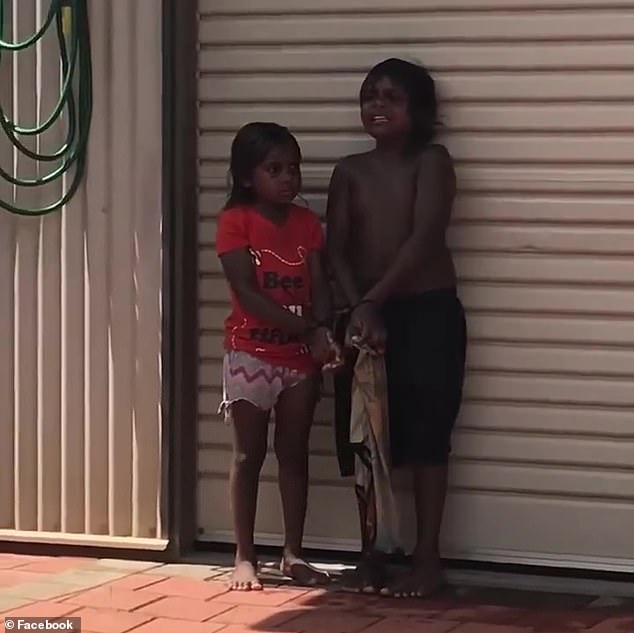 Western Australian trader saw two indigenous children tied up with cables