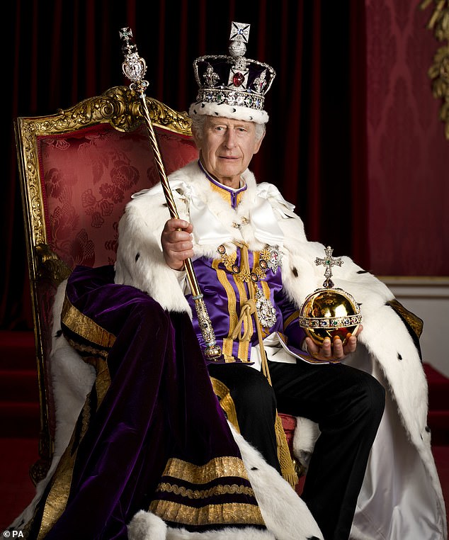He said: 'I haven't seen Charles since the coronation. I think he might be cold shouldering me. I was a little rude with his purple pajamas and I'm not sure, I think I just lost my knighthood.