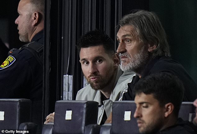 Lionel Messi watches Inter Miami draw 1 1 against New York