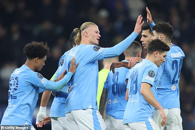 Manchester City advanced to the quarterfinals of the Champions League after beating Copenhagen