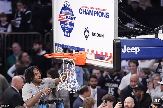 UConn is the defending national champion and earned first place in this year's category.