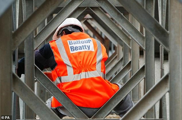 Buyback plan: Balfour Beatty, which develops and finances public and private infrastructure projects in the UK, US and Hong Kong, said orders improved late last year.