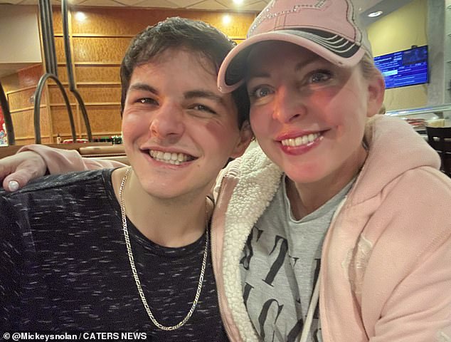 Mickey Swearingon, 23, and Cherie Salinas, 50, have hit back at criticism over their 27-year age gap - after admitting people often confuse them with mother and son.