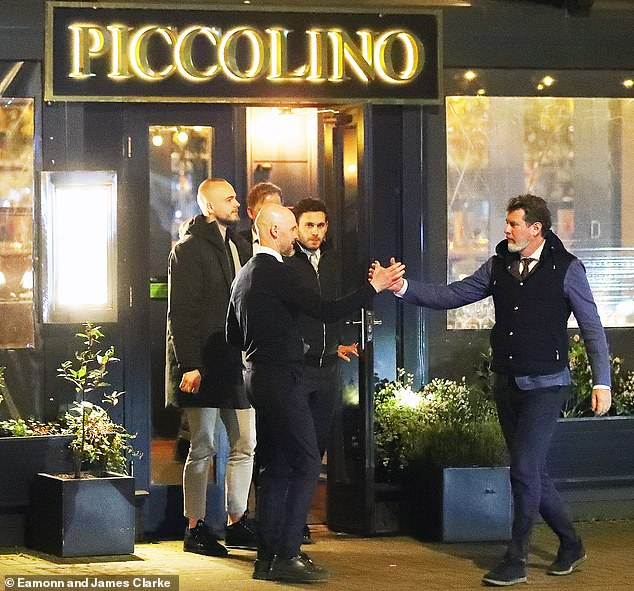 Man United boss Erik Ten Hag went to dinner at his favorite Italian restaurant with his agent and management team on Sunday evening.