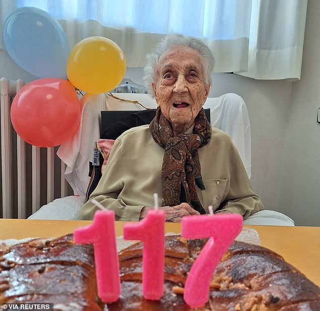 The oldest person in the world María Branyas Morera celebrates her 117th birthday today