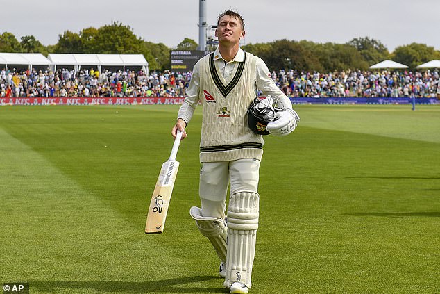 Labuschagne couldn't believe his luck after being dismissed for a rare catch when his 12th Test century was in sight.