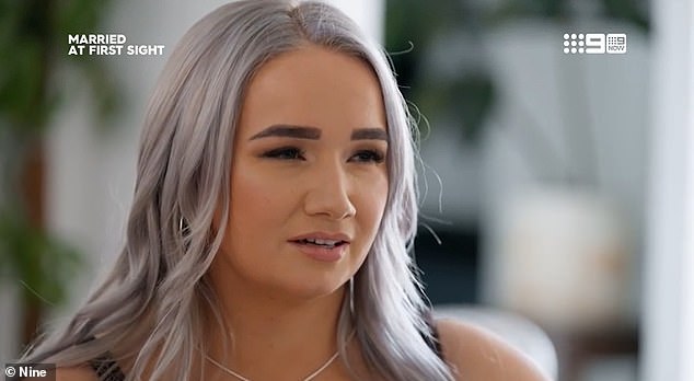Married at First Sight fans were left in shock during Tuesday's episode when Jack Dunkley's client and friend Liz (pictured) criticized his wife Tori Adams in a heated exchange.