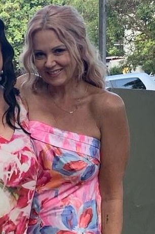 Married at First Sight bride Andrea Thompson showed off her impressive weight loss as she attended a recent Pink concert in Sydney (right) She's pictured at the show (left)