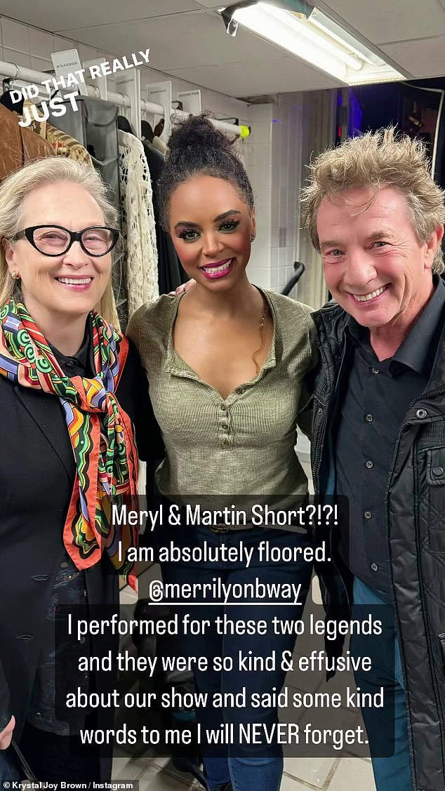 Meryl Streep and Martin Short attended a Broadway show together in New York City on Saturday night.  Amid romance rumors, the Only Murders in the Building co-stars went to see Merrily We Roll Along together at the Hudson Theater.