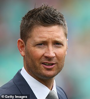 Michael Clarke, 42, hits back at claims he had injectable cosmetics after speculation he used Botox and fillers to keep his face youthful.  Photographed in 2016 (L) and 2024 (R)