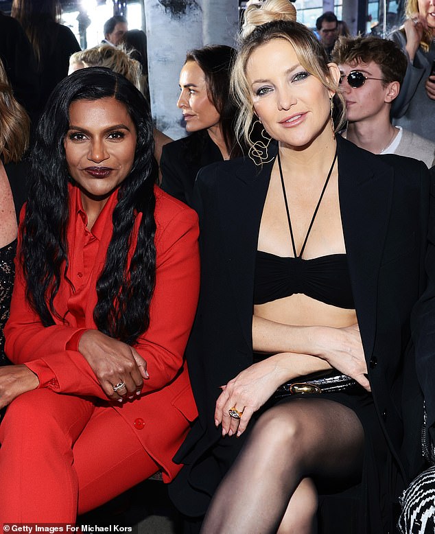 Mindy Kaling, 44, praised actress Kate Hudson on Monday as the two executive producers produce a new basketball comedy series;  seen in February