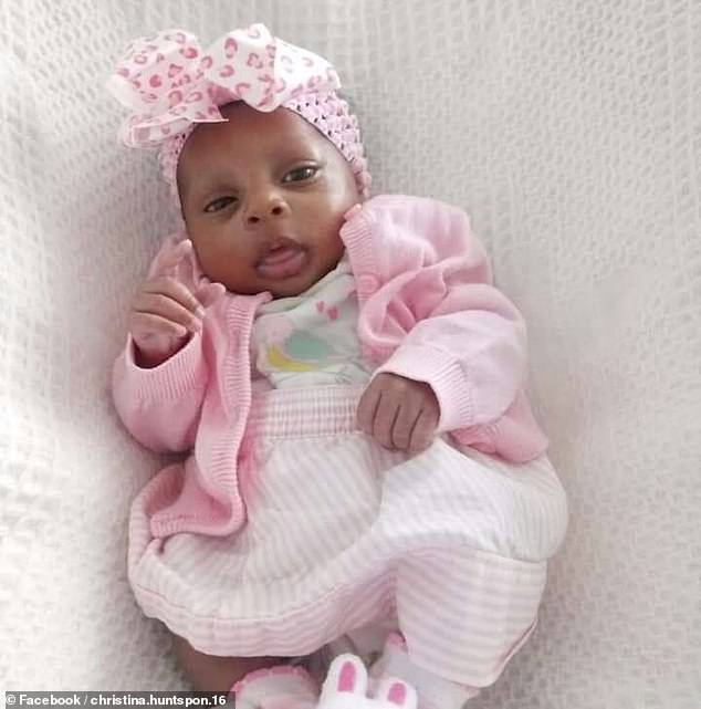 Sanaa Riggins, 4, photographed as a baby, died Saturday night after ingesting her mother's heroin that was lying around the house.