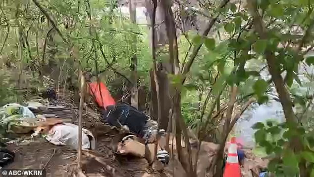 Missouri student Riley Strain was spotted at homeless camp causing