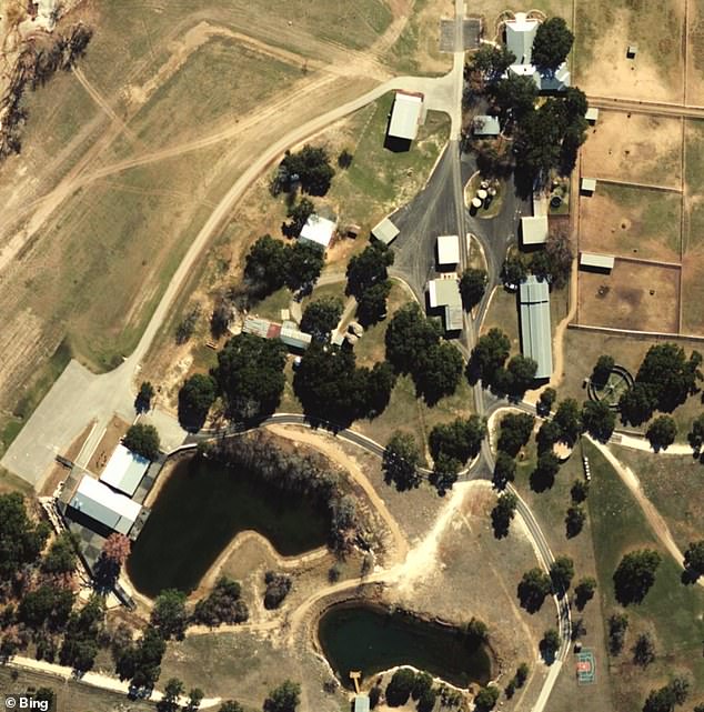 Chao, who was CEO of shipping company Foremost Group, died last month after her car entered a body of water on a private ranch in Texas;  Here is an aerial shot of the property.
