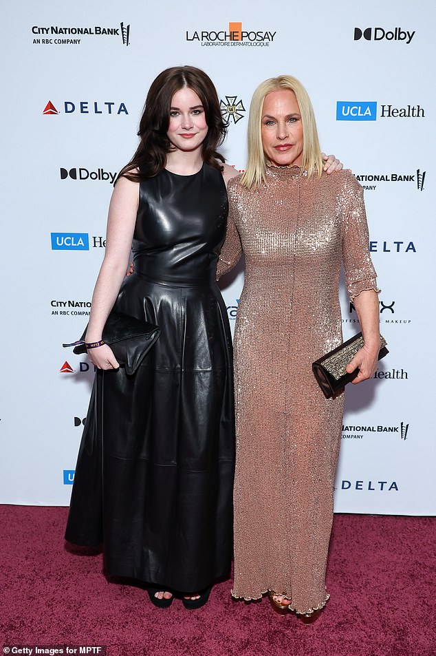 Patricia and Harlow posed at the star-studded MPTF's 22nd Annual Night Before event.  It's one of the best pre-Oscar parties in town.  The event took place at the Fox Studio Lot in Los Angeles