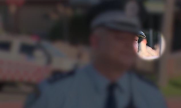 New South Wales Police Inspector Benjamin McIntyre was addressing the media, unaware that his suspect was walking just a few meters behind him, as seen in footage from the press conference.