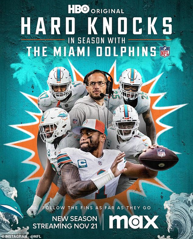 The In Season Hard Knocks edition began in 2021 and featured the Miami Dolphins last year.