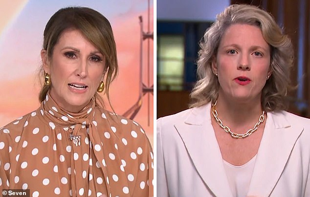 Sunrise host Natalie Barr questioned why the convicted rapist was not properly monitored as she confronted Home Secretary Clare O'Neil.