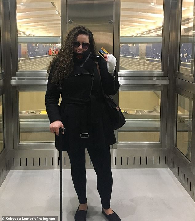 Lobbyist Rebecca Lamorte, who is reportedly dating New York Assembly Speaker Carl Heastie, suffers from degenerative nerve syndrome in her left leg following a horrific subway attack in 2013.