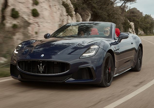 Easter bonnet: the new four-seater Maserati GranCabrio 'spyder' grand tourer is initially only available as a top version of the Trofeo variant