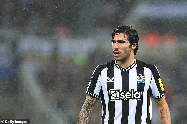 Newcastle's Sandro Tonali has been charged by the FA with 50 breaches of its betting rules