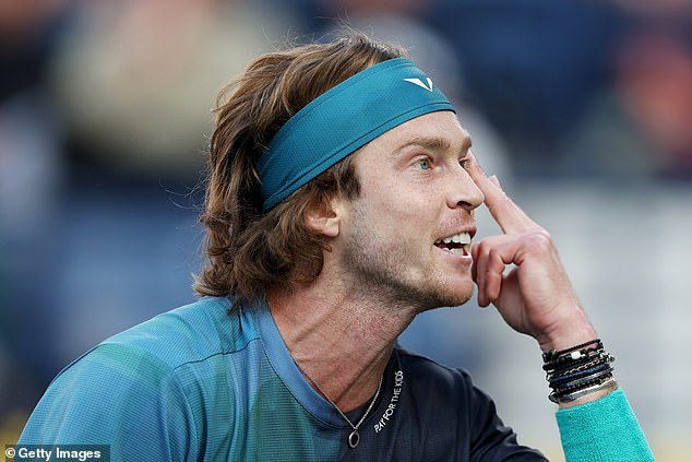 Russian star Andrey Rublev collapses in Dubai Tennis Championships semi-final