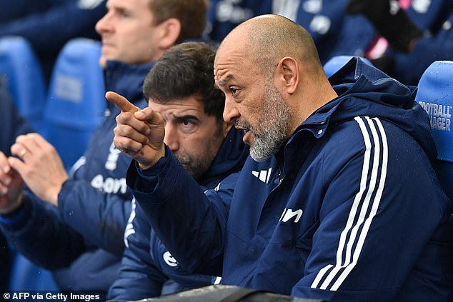 Nuno Espirito Santo was angered by the decision not to send off Jakub Moder during Nottingham Forest's defeat to Brighton.
