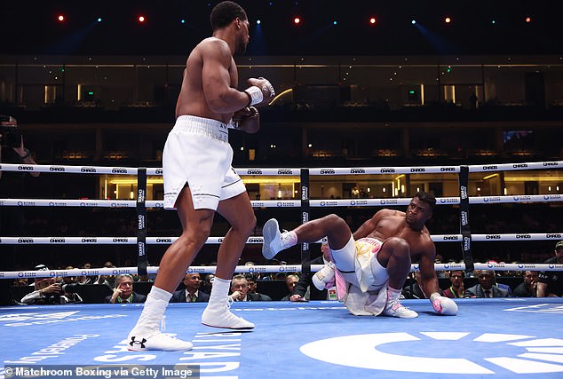 Anthony Joshua defeated Francis Ngannou in just two rounds with an explosive knockout