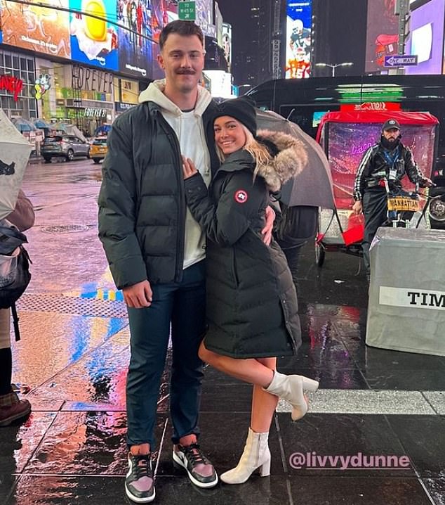 The LSU gymnast was recently in New York City with her boyfriend over the holiday period.