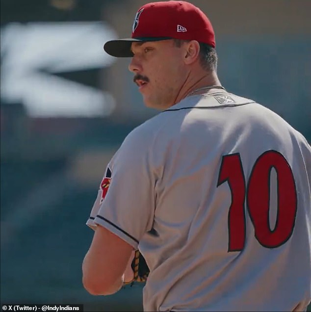 Paul Skenes pitched three perfect innings in his debut with the Indianapolis Indians on Saturday.