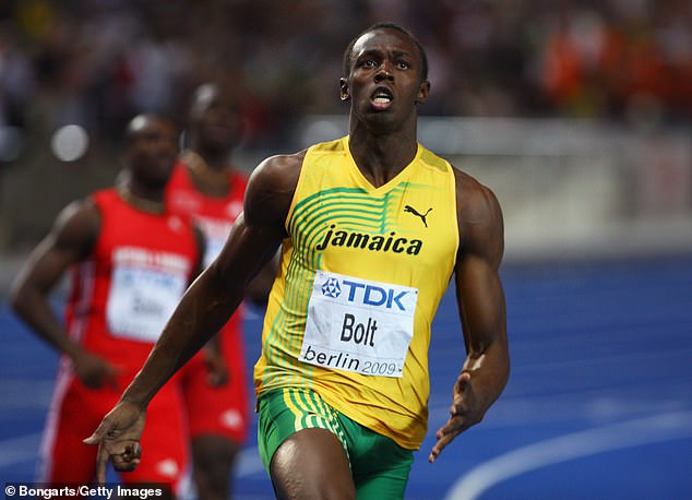 Usain Bolt ran the 100 meters in just 9.58 seconds during the 2009 World Championships in Berlin.