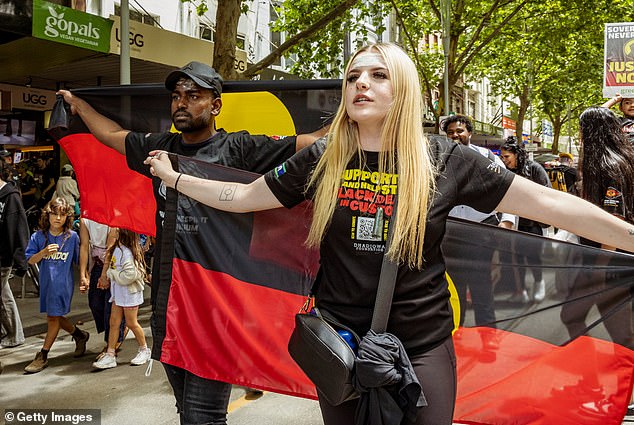 A local council's decision to replace Country Recognition has sparked outrage from reconciliation groups.  In the photo, the participants of Invasion Day.