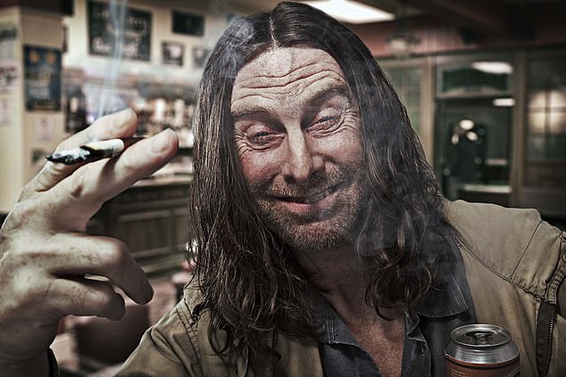 David, 69, played Frank Gallagher's much-loved character in Shameless, where he was often seen puffing on a cigarette and chugging a can of beer