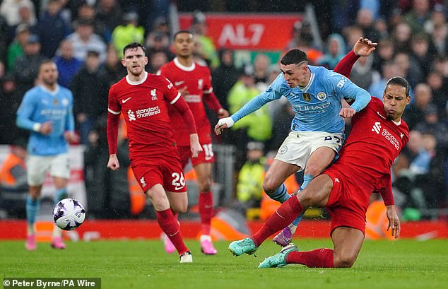 Phil Foden was the subject of Virgil Van Dijk's entry to which he responded in a hilarious way