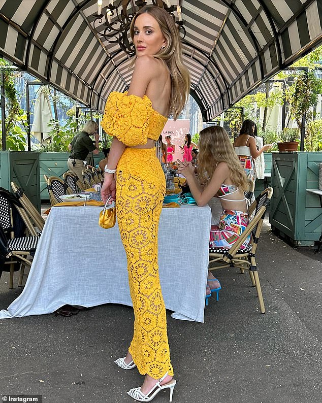 Rebecca Judd has sparked concern about her physical appearance after she posted photos of herself wearing a vibrant yellow outfit last week.