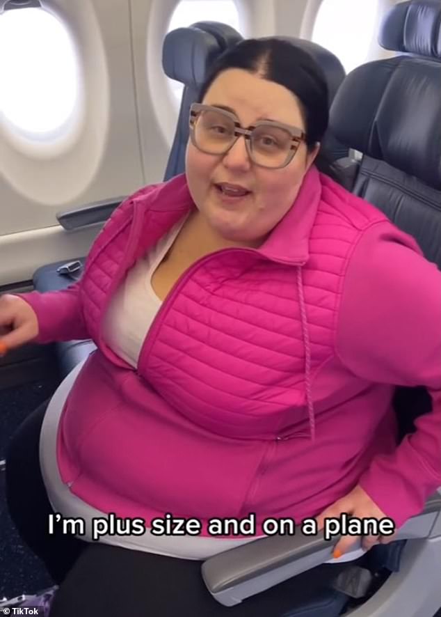 Plus size woman opens up about the painful realities of FLYING