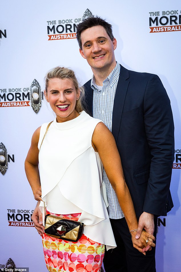 2Day FM radio host Ed Kavalee got into a heated on-air debate with his TV star wife Tiffiny Hall on Wednesday after he admitted he once lost sight of their daughter.  Both pictured