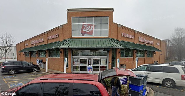 Pictured: Walgreens where the expectant mother was shot seven times.